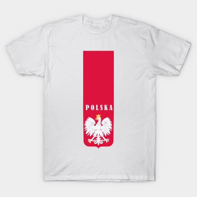 Poslska Poslish design with eagle T-Shirt by Estudio3e